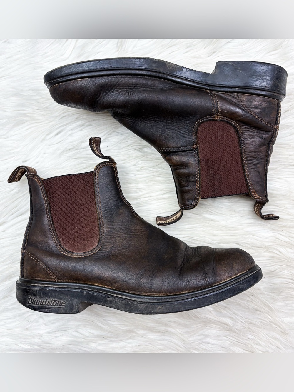 Blundstone 500 Originals Chelsea Boot Chestnut Brown Leather Womens AU 6.5 US 9